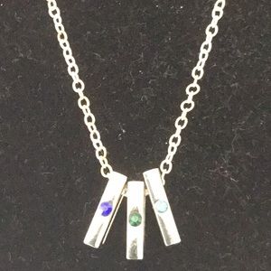 Crystal Swarovski Necklace sterling chain